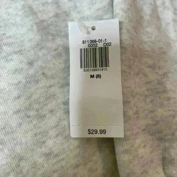 Old Navy Girls Cocoon Mockneck Graphic Sweatshirt Blue Heart Gray Size Medium 8 - Picture 5 of 5